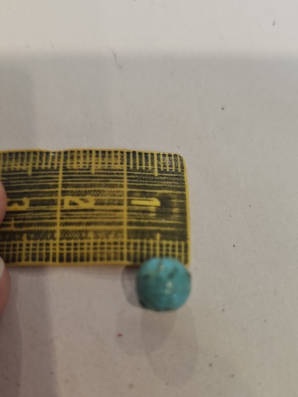 Round Howlite Turquoise Beads - Picture 4 of 4